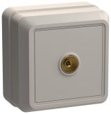 ОКТАВА Розетка телевизионная бежевая EAO10-K33-DC IEK
