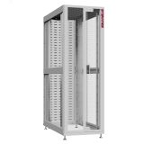 Шкаф серверный 24U 600х1070 передняя дверь: двустворчатая перфорированная IP20. задняя дверь: протект IP41. боковые панели: без. цвет: серый RAL7035  NS 6124.7460 SYSMATRIX