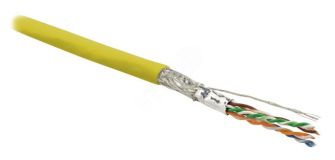 Кабель SFUTP4-C6-P26-IN-LSZH-YL-500 (500м)витая пара экраниров SF/UTPкат.6 445053 Hyperline
