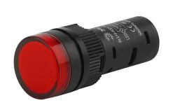Лампа AD16DS(LED)матрица d16мм красный 230В AC Б0045616 ЭРА