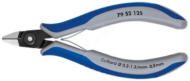 Прецизионные кусачки боковые для электроники вороненые 125 mm KN-7952125 KNIPEX