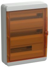 TEKFOR Корпус пластиковый КМПн-54 IP65 оранжевая прозрачная дверь IEK TF5-KP72-N-54-65-K03-K09 IEK
