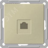 W59 Розетка компьютерная скрытая в рамку бежевая RSI-152K5E-2-86 Systeme Electric