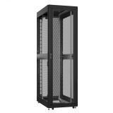 Шкаф серверный 42U 800х1200 передняя дверь: двустворчатая глухой металл IP51. задняя дверь: двустворчатая перфорированная IP20. боковые панели: без. цвет: черный RAL9005  EX 8242.9540 SYSMATRIX