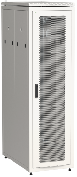 Шкаф сетевой 19дюйм LINEA N 42U 600х1000 мм перфные двери серый LN35-42U61-PP ITK