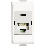LivingLight Розетка компьютерная RJ45 STP категория 6 IDC110 белый N4262C6S BTicino
