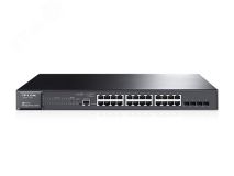 Коммутатор управляемый L2 28 портов, 24хRJ45 10/100/1000 Мб/с, 4хSFP+ 1000606639 TP-Link