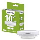 Лампа светодиодная T80 таблетка 10Вт 230В 4000К GX53 GENERICA LL-T80-10-230-40-GX53-G IEK