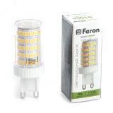 Лампа светодиодная LED 11вт 230в G9 белый капсульная 38150 FERON