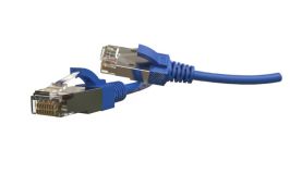 Патч-корд PC-LPT-SFTP-RJ45-RJ45-C6A-2M-LSZH-BL S/FTP категория 6a2 м синий 445816 Hyperline