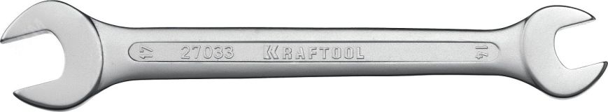 Ключ рожковый гаечный 14 x 17 мм, 27033-14-17_z01 KRAFTOOL