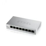Коммутатор управляемый L2 8 портов. 100/1000 М/с. 2.5 Гб/с VLAN. IGMP. QoS. 124557 Zyxel