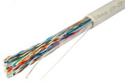 Кабель витая пара UTP-25P-Cat.5-IN UTP (U/UTP), категория 5, 25 пар (24 AWG), одножильный (solid), PVC нг(А)-LS 7281c Cabeus