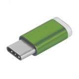 Переходник USB Type C М на Micro USB 2.0 F, зеленый 1000545419 Greenconnect