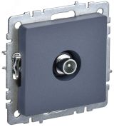 BRITE Розетка TV проходная РТВ10-0-БрМ маренго BR-A10-P-K35 IEK