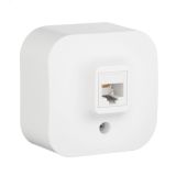Quteo Розетка телефонная RJ11 наружная белая 782214 Legrand/Daccord