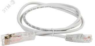 Патч-корд 110-RJ45 2 пары категория 5 серый (2м) PC01-11045-2P2M ITK