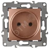 Розетка 2P, 16A-250В, Эра12, медь, 12-2105-14 Б0019337 ЭРА
