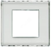 LivingLight Рамка прямоугольная 1 пост Kristall LND4802KR BTicino