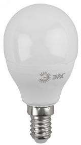 Лампа светодиодная Е14 11Вт шар холодный дневной свет STD LED P45-11W-860-E14 E14 / ЭРА Б0032990 ЭРА