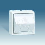 Адаптер на 1 RJ45(12) 75528-, 75540-, 75541-, 75544-39, наклон., S73L, белый 73085-60 Simon