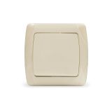 Маргарита выключатель одноклавишный  с/у, 10А, 220В, сл.кость (Ivory) (еврослот) М0021-I UNIVersal