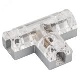 Соединитель тройной ARL-CLEAR-Mini-2x90 (16x8mm) (ARL, Металл) 022706 Arlight
