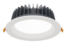 Светильник LED Effect ДАУНЛАЙТ SMD IP44 42Вт 4900лм 4000К IP44/IP20 КСС Д встраиваемые, SMD, БАП 1 час LE-СВО-16-040-7588-44Д+LE0274 Led Effect