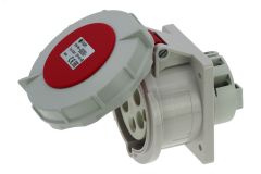 Розетка встраиваемая 32A/400V/3P+N+E/IP67, фланец 75x85 00-00032491 INPIN