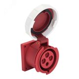 Розетка стационарная внутренняя 3242 3Р+РЕ 32А 380В IP67 PROxima ps-3242-32-380 EKF