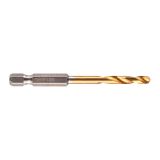 Сверло по металлу RedHEX HSS-G TiN 4.5 мм (1шт) 48894710 Milwaukee
