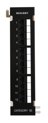 Патч-панель настенная, 12 портов RJ-45, категория 5е, 04-0020 REXANT