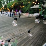 Лофт-гирлянда светодиодная 5 м, черный ПВХ, 20 LED, теплое белое свечение 303-066 Neon-Night