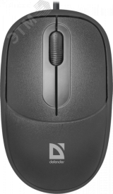 Мышь Datum MS-980 оптическая, 3 кнопки, 1000 dpi, черный 52980 Defender