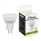 Лампа светодиодная LED 13вт 230в G5.3 белый 38189 FERON