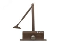 Доводчик дверной нагрузка до 65 кг, коричневый В0000018683 Optimus CCTV