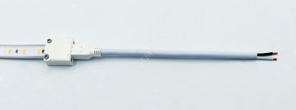 Заглушка торцевая с проводом 60 см для ленты AC230V IP65 (упаковка 10 шт) V4-R0-00.0046.STR-0001 Вартон
