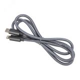 Кабель Type-C - Lightning PD, 1m, nylon, gray, 18-1826, 18-1826 REXANT