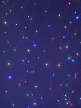 Гирлянда Занавес с пультом, мультиколор, 300 LED, 3*3 м, с пультом, USB, 220 V, IP20 ЕGNIG - ZM Б0056000 ЭРА