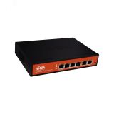 Коммутатор неуправляемый PoE 6 портов, 4хPoE 10/100/1000 Мб/с, 2хRJ45, 65 Вт WI-PS305G v2 Wi-Tek