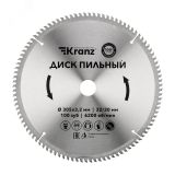 Диск пильный 305 мм х 100 зуб х 32/30 мм KR-92-0136 Kranz