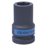 Головка торцевая ударная глубокая шестигранная 1', 28 мм 843528M King Tony