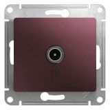 GLOSSA TV розетка проходная 4DB баклажановый GSL001192 Systeme Electric