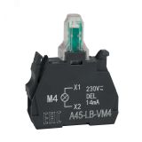 Световой блок OptiSignal D22 A45-LB-VM4 красный 230-240VAC ZBVM4 332209 КЭАЗ