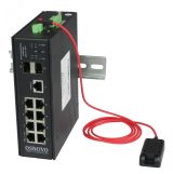 Коммутатор управляемый L2 10 портов, 8хRJ45 10/100/1000 Мб/с, 2хSFP 00013749 OSNOVO