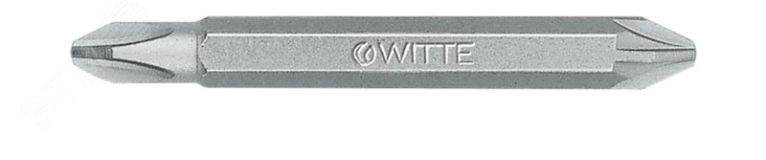 Бита двухсторонняя PH2/PH2 х 60 мм 1/4'' Industrial 290132000 WITTE