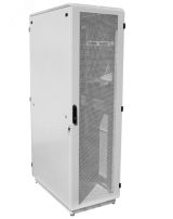 Шкаф серверный напольный 42U 800х1000 дверь перфорированная, задние двойные перфорированные ШТК-М-42.8.10-48АА ЦМО