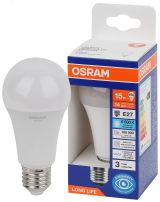 Лампа светодиодная LED 15Вт Е27 6500К 1521Лм груша 220В (замена 150Вт) OSRAM 4099854186219 LEDVANCE