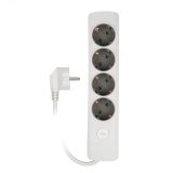 Удлинитель ET-04-300W (4 x 3,0) заземл., выкл. JAZZway 5051812 JazzWay