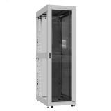 Шкаф серверный 42U 800х1000 передняя дверь: стекло IP41. задняя дверь: одностворчатая перфорированная IP20. боковые панели: без. цвет: серый RAL7035  EX 8042.7130 SYSMATRIX